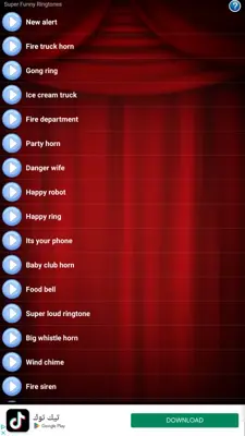 Super Funny Ringtones android App screenshot 4