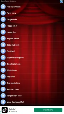 Super Funny Ringtones android App screenshot 5